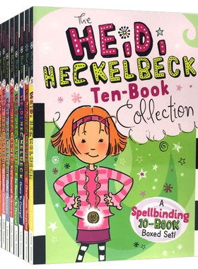 女巫海蒂10册套装 英文原版 The Heidi Heckelbeck Ten-Book Collection 儿童校园故事 幽默逗趣 进口英语插图桥梁章节书 英文版
