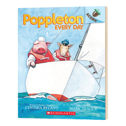 学乐橡树种子系列 小猪波普尔顿3 Poppleton Every Day 英文原版  进口英语书籍儿童全英语书
