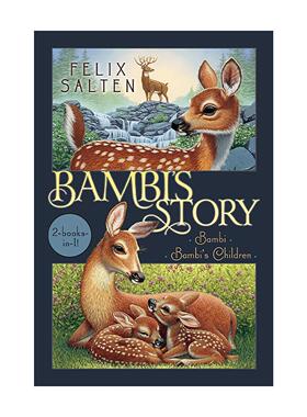 英文原版 Bambi's Story 小鹿斑比的故事合集 英文版 进口英语原版书籍
