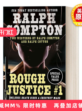 英文原版 Ralph Compton Double Rough Justice #1 粗暴的正义1 历史小说 英文版 进口英语原版书籍