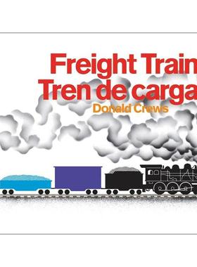 英文原版 Freight Train/Tren de carga 火车快跑 纸板书 西班牙语版 凯迪克银奖 英文版 进口英语原版书籍