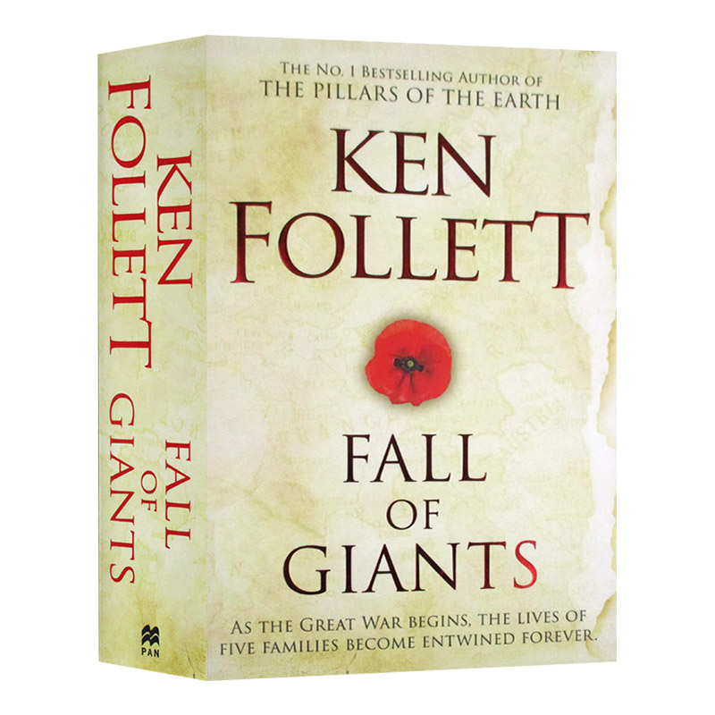 英文原版小说 Fall of Giants世纪三部曲1-巨人的陨落 英版 英文版 经典畅销小说 - 实物图