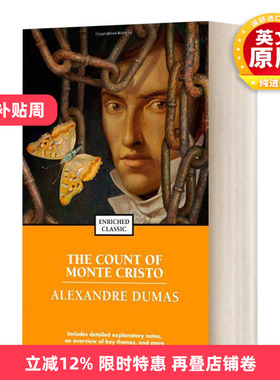 英文原版小说 The Count of Monte Cristo 基督山伯爵  Enriched Classics系列 英文版 进口英语原版书籍