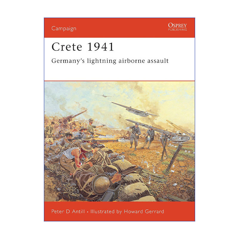 英文原版 Crete 1941 二战1941克里特岛空降战役 战争历史系列 英文版 进口英语原版书籍
