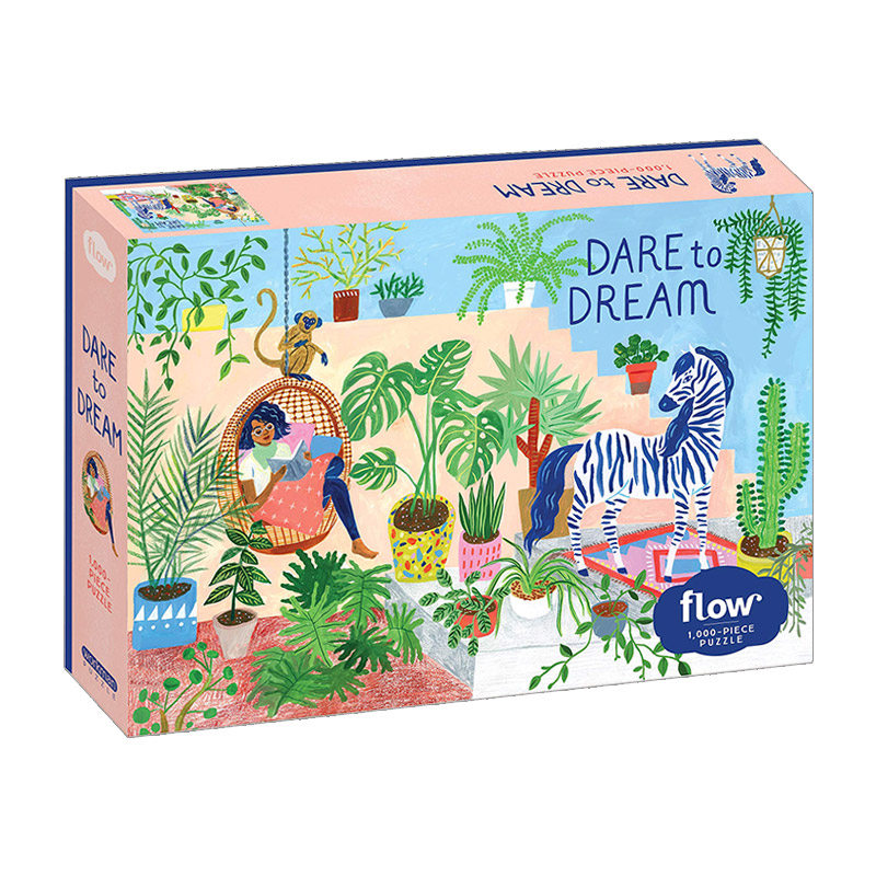 英文原版 Dare to Dream 1,000-Piece Puzzle 1000块拼图 敢于做梦 儿童趣味游戏拼图 6-12岁孩子送礼优选 英文版 进口英语书籍