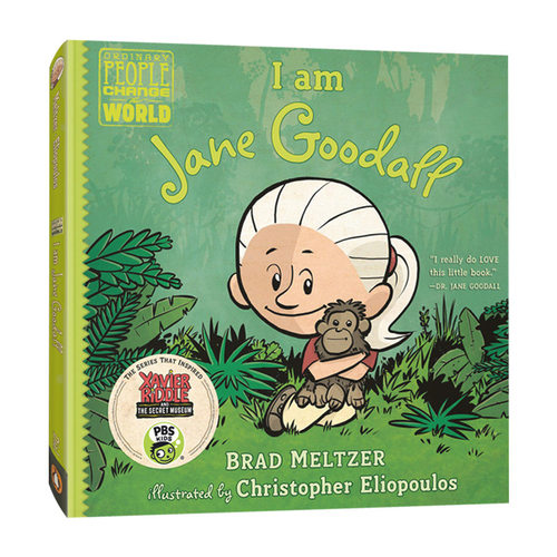 英文原版绘本 I am Jane Goodall 我是珍 古道尔 普通人改变世界系列 Ordinary People Change the World 英文版 进口英语书籍