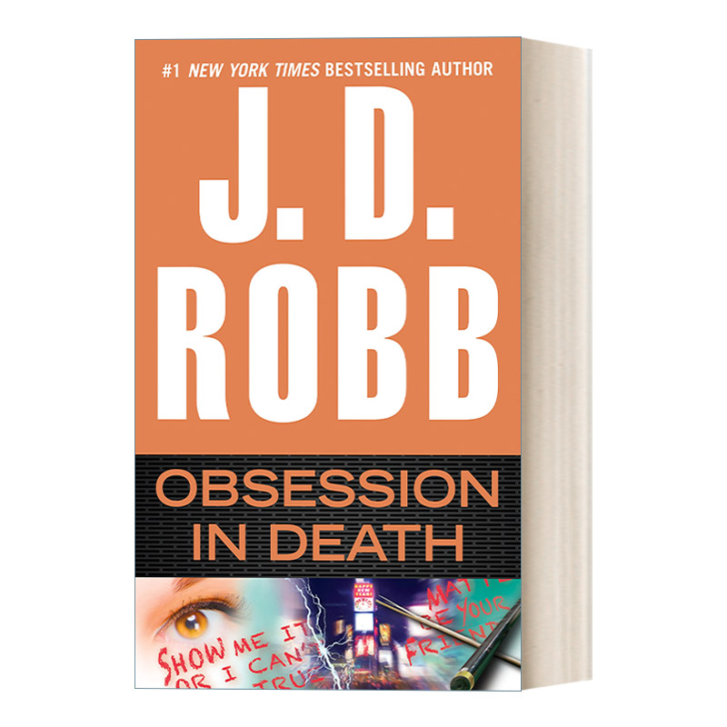 英文原版 Obsession in Death In Death 40 死亡系列40 痴迷 女侦探悬疑推理小说 J. D. Robb 英文版 进口英语原版书籍