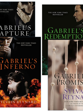英文原版 Gabriel's Inferno 加百列的地狱系列4册 女性浪漫小说 Sylvain Reynard 英文版 进口英语原版书籍