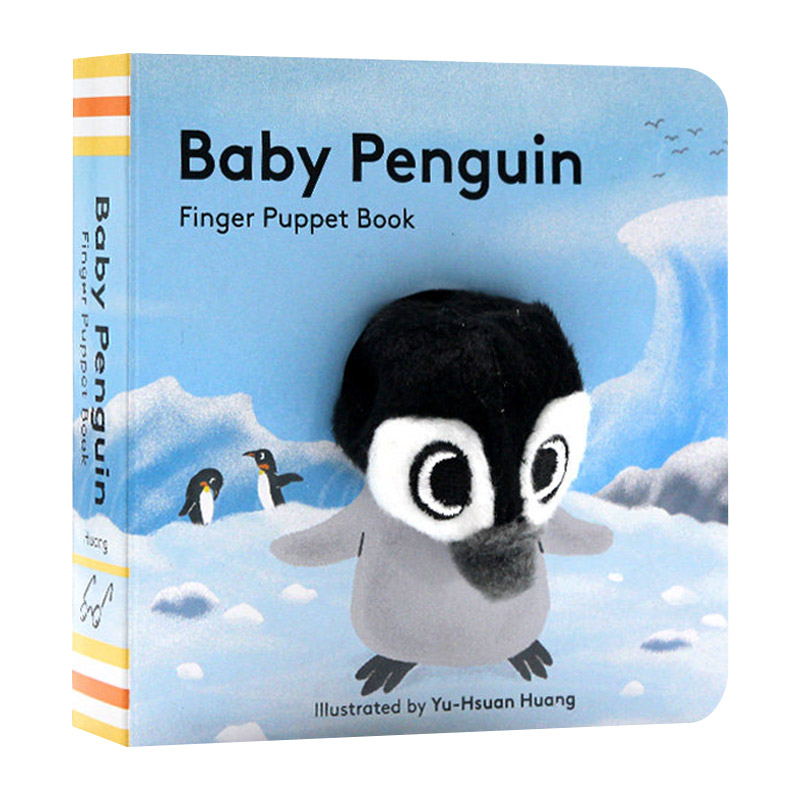 英文原版绘本 Baby Penguin Finger Puppet Book 小小手指偶书 企鹅宝宝 低幼童纸板书 英文版 进口英语原版书籍儿童全英语书