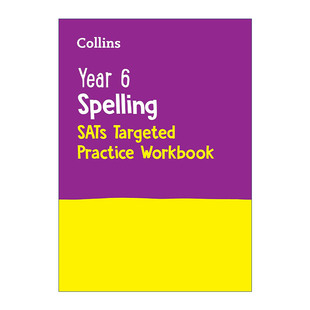 英文原版 书籍 英文版 SATs 进口英语原版 Practice Year Workbook 柯林斯小学词汇拼写练习册6 Targeted Collins Spelling