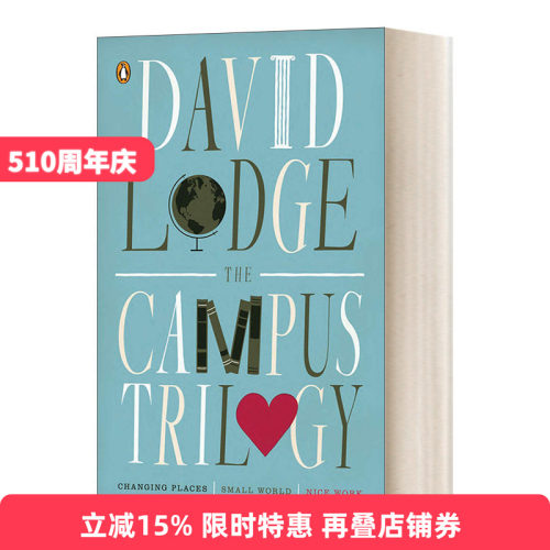 英文原版 The Campus Trilogy Changing Places Small World Nice Work 戴维洛奇校园三部曲 换位 小世界 好工作 进口英语原版书籍