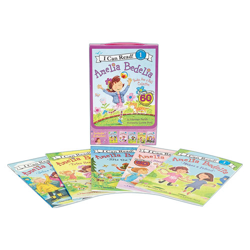 英文原版 Amelia Bedelia I Can Read Box Set 2 糊涂女佣阿米莉亚 分级阅读5册盒装 我能读Level 1 英文版 进口英语原版书籍
