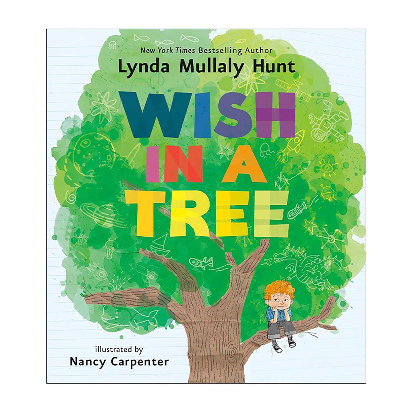 英文原版 Wish in a Tree 树上的愿望 树上的鱼作者Lynda Mullaly Hunt 儿童精装绘本 英文版 进口英语原版书籍