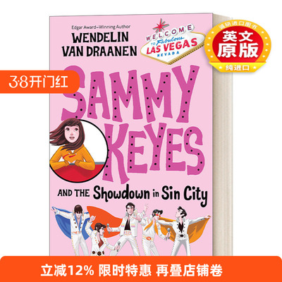 英文原版 Sammy Keyes 16 萨米凯斯系列16 罪恶罪恶之城的对决 Wendelin Van Draanen 青少年悬疑喜剧小说 英文版 进口英语原版书