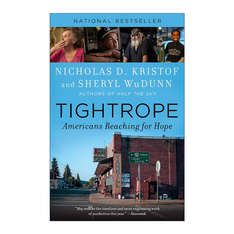 英文原版 Tightrope 钢索 寻求希望的美国人 普利策奖得主Nicholas D. Kristof 英文版 进口英语原版书籍