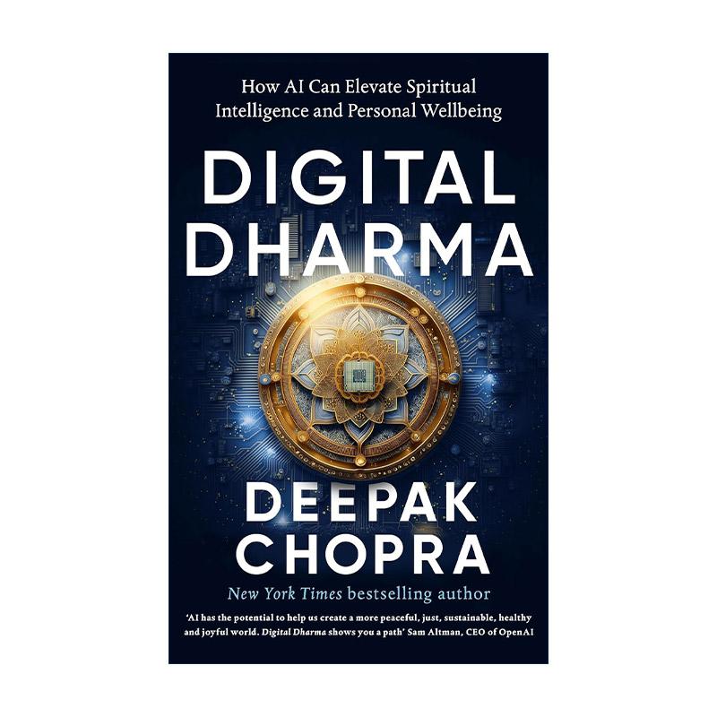 英文原版 Digital Dharma 数字达摩 AI如何提升心灵智慧与个人幸福 狄巴克·乔布拉 精装 英文版 进口英语原版书籍
