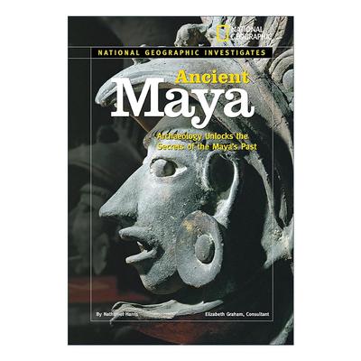 英文原版 National Geographic Investigates Ancient Maya 国家地理调查系列 古代玛雅 考古学揭开过去的秘密 儿童科普百科 精装