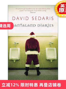 英文原版 Santaland Diaries 桑塔兰日记 大卫·赛德瑞斯David Sedaris 英文版 进口英语原版书籍