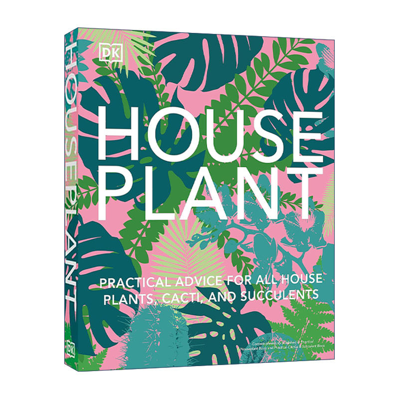 英文原版 Houseplant 家庭盆栽 所有家庭盆栽、仙人掌和多肉植物的养植实用建议 英文版 进口英语原版书籍