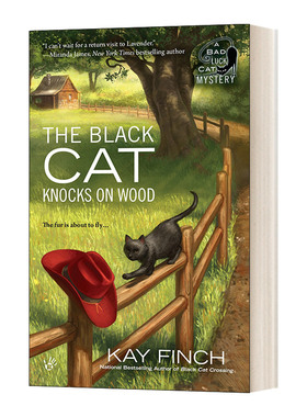 英文原版小说 A Bad Luck Cat Mystery 02 The Black Cat Knocks on Wood 厄运猫之谜2 黑猫敲木头 英文版 进口英语原版书籍