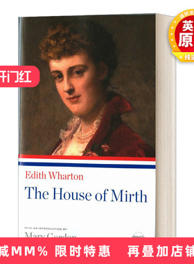 英文原版小说 Edith Wharton House of Mirth 伊迪丝华顿 欢乐之家 美国图书馆 英文版 进口英语原版书籍