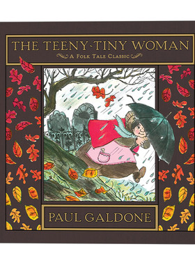 英文原版 The Teeny-Tiny Woman 小小妇人 Folk Tale Classics经典民间故事精装绘本Paul Galdone 英文版 进口英语原版书籍