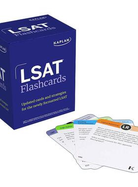 英文原版 LSAT Prep Flashcards 美国法学院入学考试 400张逻辑技能闪卡 英文版 进口英语原版书籍