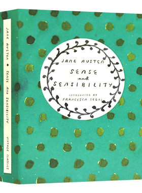Sense and Sensibility Vintage ClassicsJane Austen 英文原版 理智与情感 简奥斯汀经典代表作经典文学书籍 英文版进口英语书