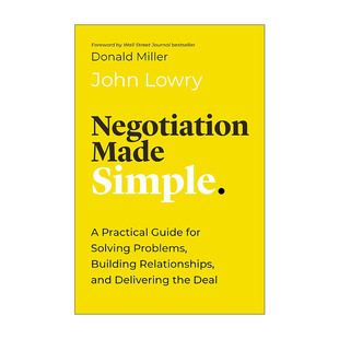 英文版 书籍 Simple 建立关系和达成协议 实用指南 解决问题 Made 让谈判变得简单 进口英语原版 英文原版 精装 Negotiation