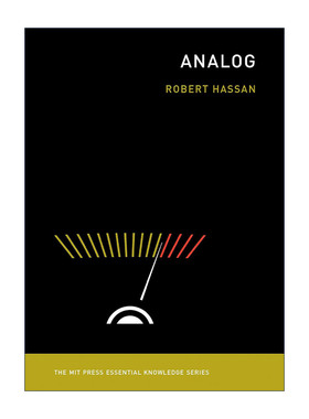 英文原版 Analog The MIT Press 模拟 技术发展史 墨尔本大学媒体与传播学教授Robert Hassan 英文版 进口英语原版书籍