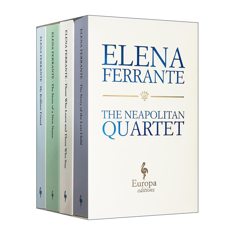 英文原版 The Neapolitan Quartet by Elena Ferrante Boxed Set 埃莱娜费兰特 那不勒斯四部曲套装 英文版 进口英语原版书籍
