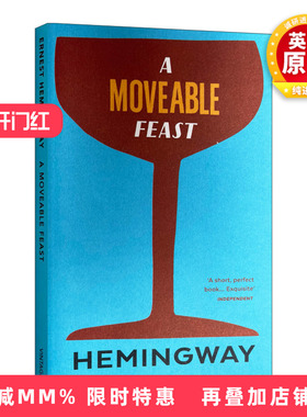 流动的盛宴 英文原版小说 A Moveable Feast 海明威 Ernest Hemingway 英文版进口原版英语书籍