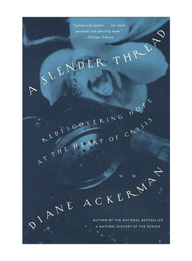 英文原版 A Slender Thread 纤细一线 放下绝望 重拾希望 动物园长的夫人作者Diane Ackerman 英文版 进口英语原版书籍