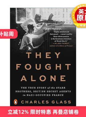 英文原版 They Fought Alone 他们独自作战 斯塔尔兄弟的真实故事 历史 Charles Glass 英文版 进口英语原版书籍