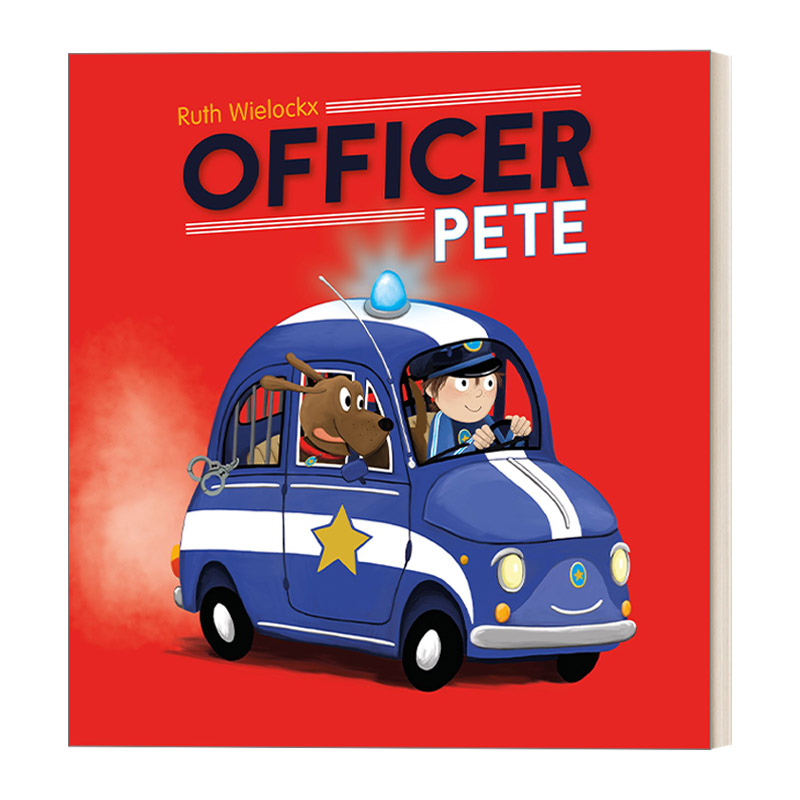 英文原版 Officer Pete Daring Stories 皮特警官 4-9岁儿童幽默故事绘本 名家Ruth Wielockx 英文版 进口英语原版书籍