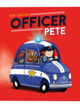 英文原版 Officer Pete Daring Stories 皮特警官 4-9岁儿童幽默故事绘本 名家Ruth Wielockx 英文版 进口英语原版书籍