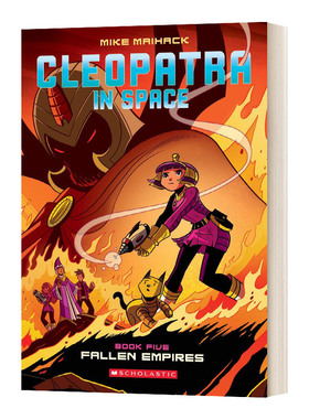 英文原版 Cleopatra In Space5 Fallen Empires 克利奥帕特拉在太空5 陨落的帝国 英文版 进口英语原版书籍儿童全英语书