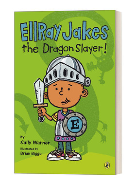 英文原版Ellray Jakes 04 Ellray Jakes the Dragon Slayer 埃雷·杰克系列4 埃雷·杰克是屠龙者Sally Warner 6-8岁儿童社交友谊