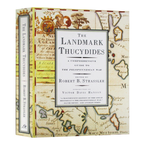 修昔底德 伯罗奔尼撒战争史 英文原版 Landmark Thucydides Comprehensive Guide to the Peloponnesian War Robert B Strassler