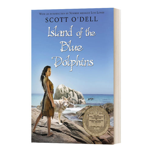 英文原版 Island of the Blue Dolphins 蓝色的海豚岛 纽伯瑞奖 英文版 进口英语原版书籍儿童全英语书