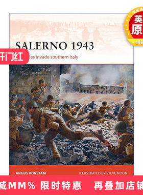 英文原版 Salerno 1943 二战盟军1943萨莱诺之战 战争历史系列 英文版 进口英语原版书籍