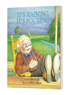英文原版 It's Raining It's Pouring 下雨了 倾盆大雨 伊扎·特拉帕尼的加长儿歌 英文版 进口英语原版书籍儿童全英语书