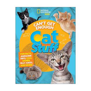 Enough 关于猫 Can Get 英文版 书籍 英文原版 游戏谜题 Cat 儿童动物科普百科 知识总是不够 Stuff 进口英语原版 含笑话