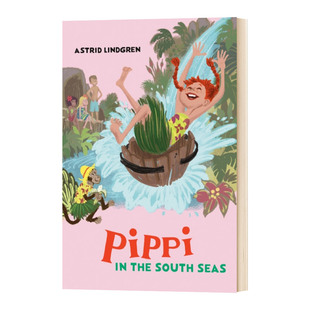 英文版 the Pippi 插图版 长袜子皮皮去南海 英文原版 Seas 儿童全英语书 South