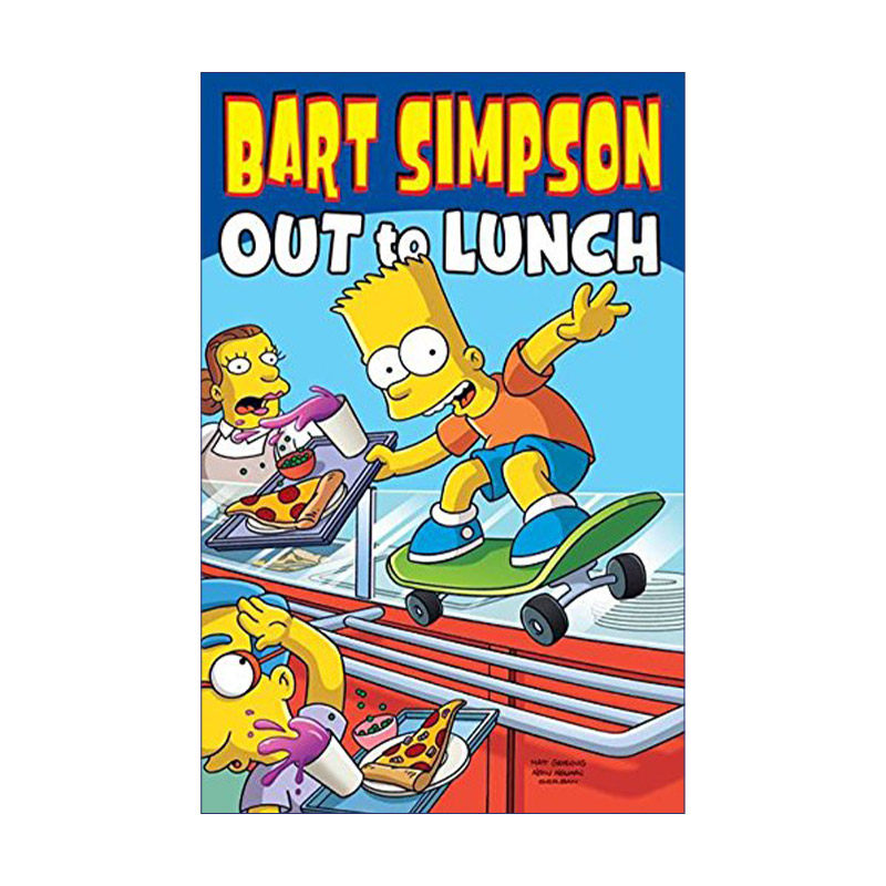 英文原版 Bart Simpson Out to Lunch 辛普森一家漫画 午餐队伍 英文版 进口英语原版书籍