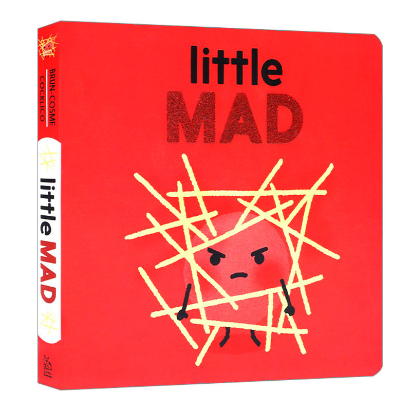英文原版绘本 little mad 小疯子 纸板书 英文版 进口英语原版书籍