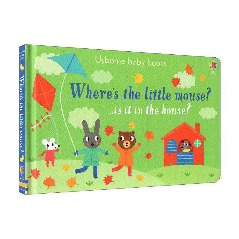 英文原版 wheres the little mouse …is it in the house 找找小