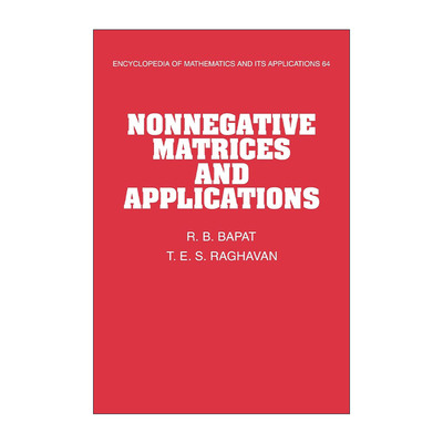 英文原版 Nonnegative Matrices and Applications 非负矩阵及其应用 剑桥数学百科及应用系列 英文版 进口英语原版书籍