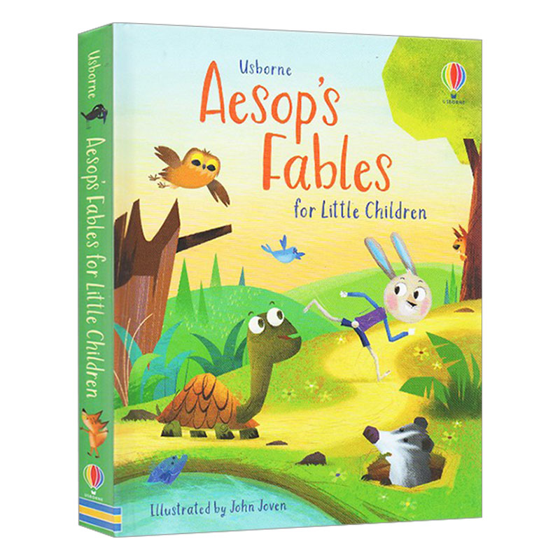 英文原版绘本 Aesop's Fables for Little Children 伊索寓言 精装 英文版 进口英语原版书籍