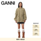 GANNI女装 廓形落肩飞行员夹克棒球服 F9089808